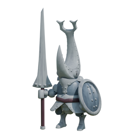 Modelo de Caballero Escarabajo, basado en el arte de Marko Laine