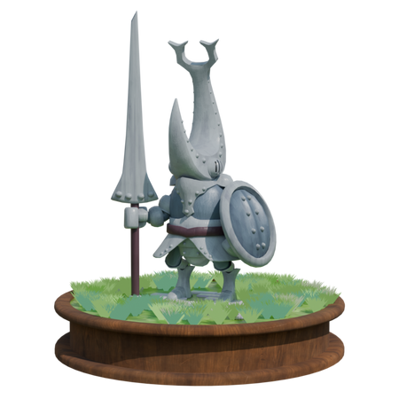 Modelo de Caballero Escarabajo, basado en el arte de Marko Laine